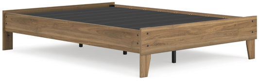Deanlow Honey Full Platform Bed - EB1866-112 - Luna Furniture - Dallas Store