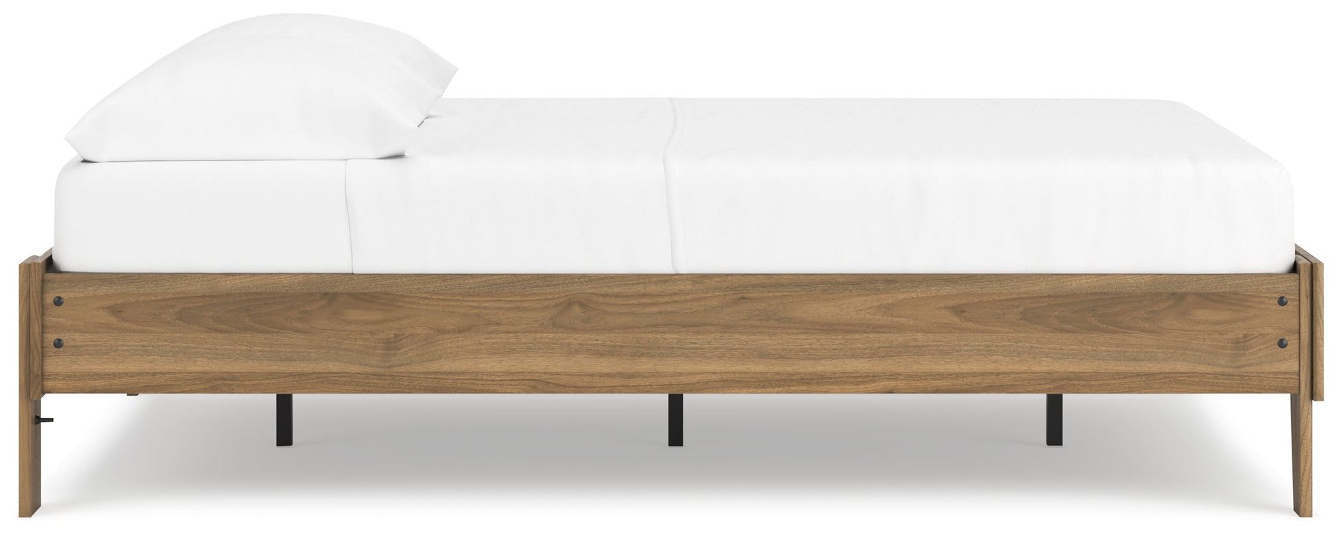 Deanlow Honey Full Platform Bed - EB1866-112 - Luna Furniture - Dallas Store