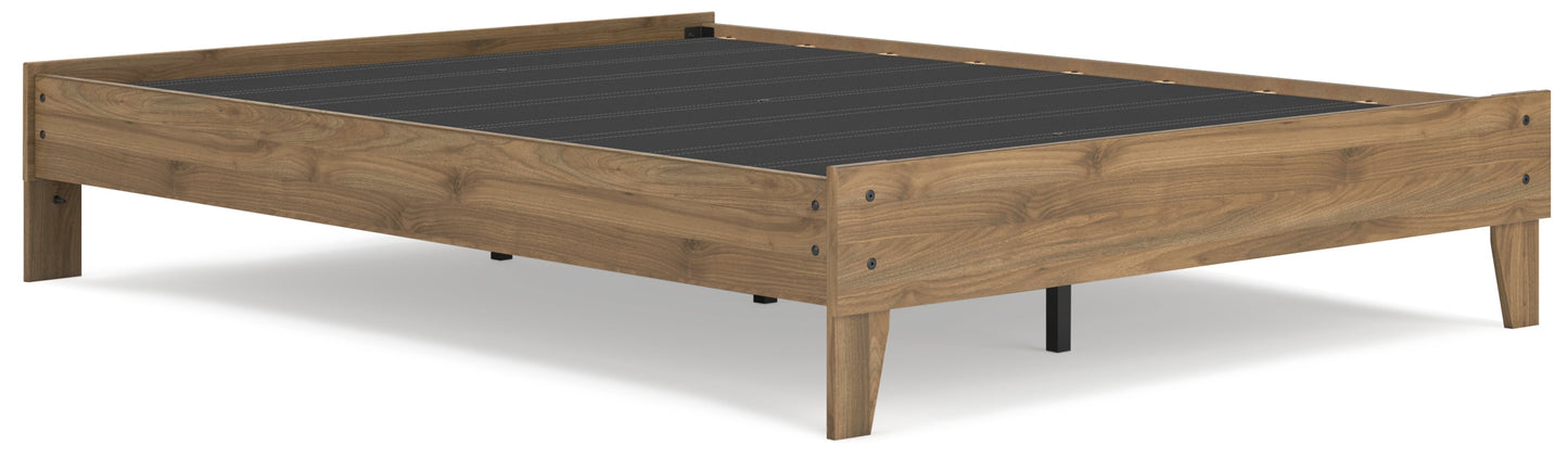 Deanlow Honey Queen Platform Bed - EB1866-113 - Luna Furniture - Dallas Store