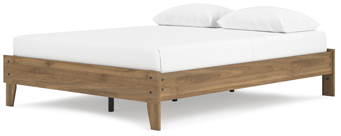 Deanlow Honey Queen Platform Bed - EB1866-113 - Luna Furniture - Dallas Store
