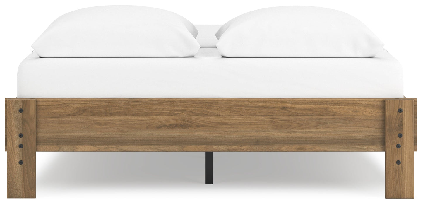 Deanlow Honey Queen Platform Bed - EB1866-113 - Luna Furniture - Dallas Store