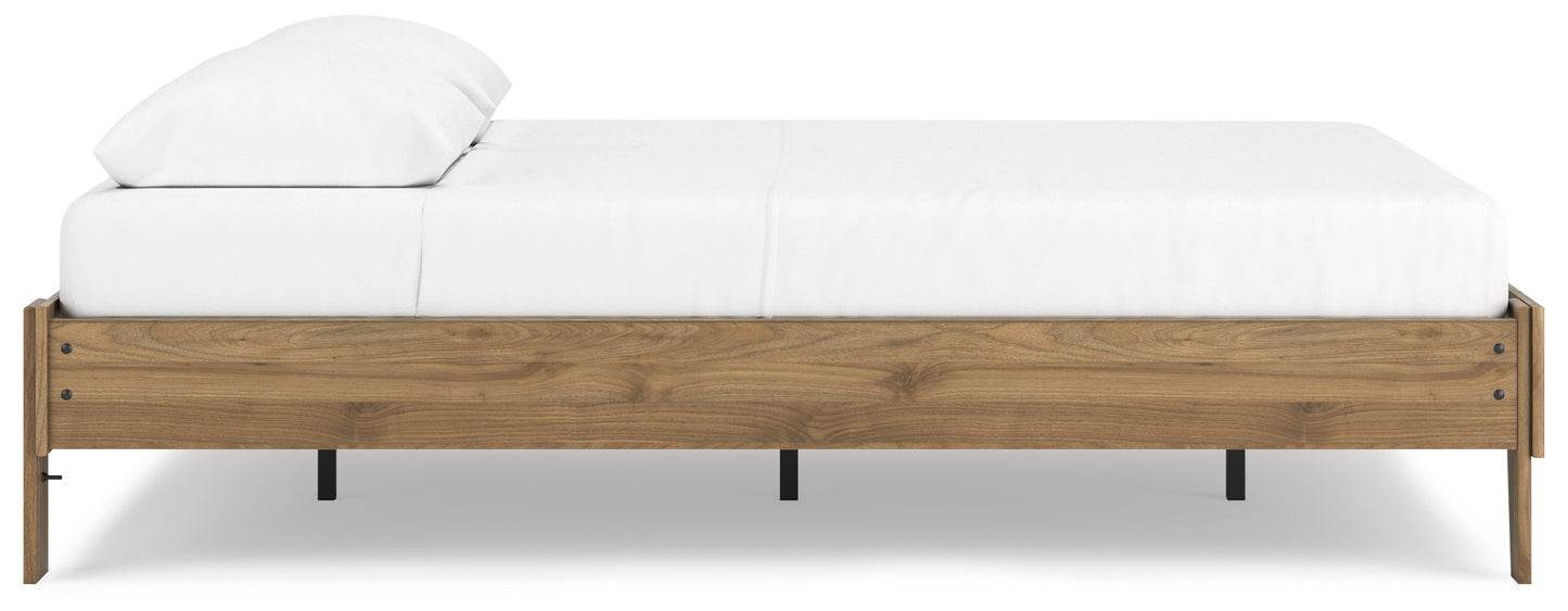 Deanlow Honey Queen Platform Bed - EB1866-113 - Luna Furniture - Dallas Store