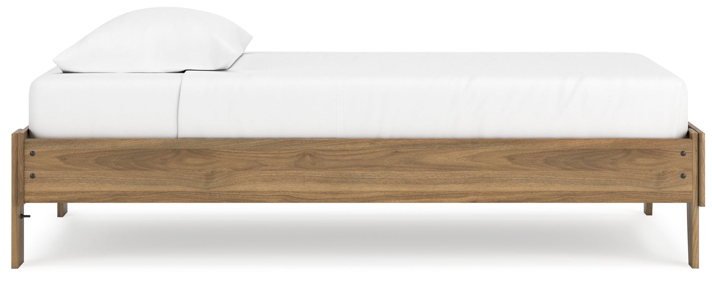 Deanlow Honey Twin Platform Bed - EB1866-111 - Luna Furniture - Dallas Store