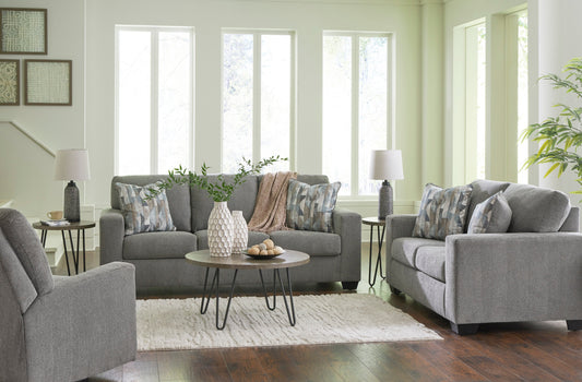 Deltona Graphite Living Room Set - SET | 5120538 | 5120535 - Luna Furniture - Dallas Store