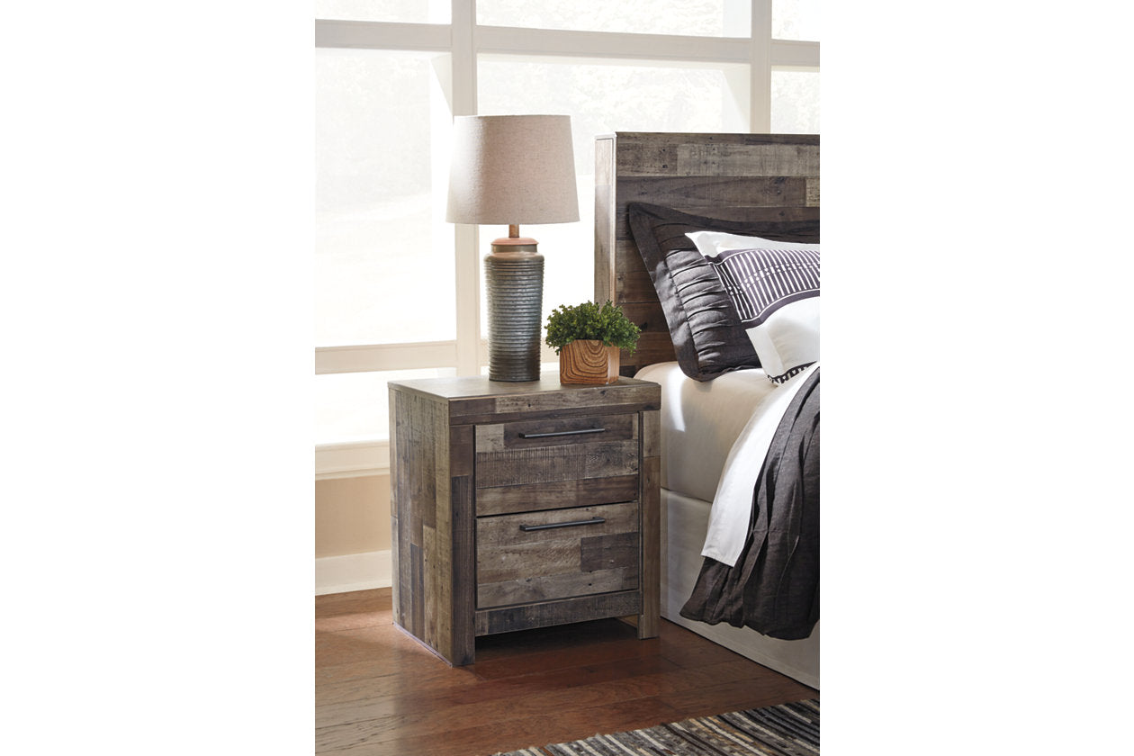 Derekson Multi Gray Nightstand - B200-92 - Luna Furniture - Dallas Store