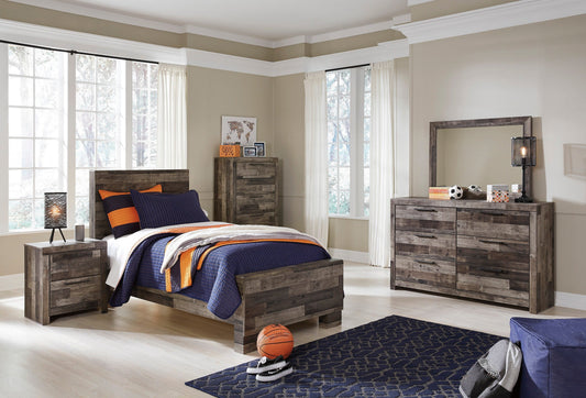 Derekson Multi Gray Panel Youth Bedroom Set - SET | B200-84 | B200-87 | B200-86 | B200-31 | B200-36 - Luna Furniture - Dallas Store