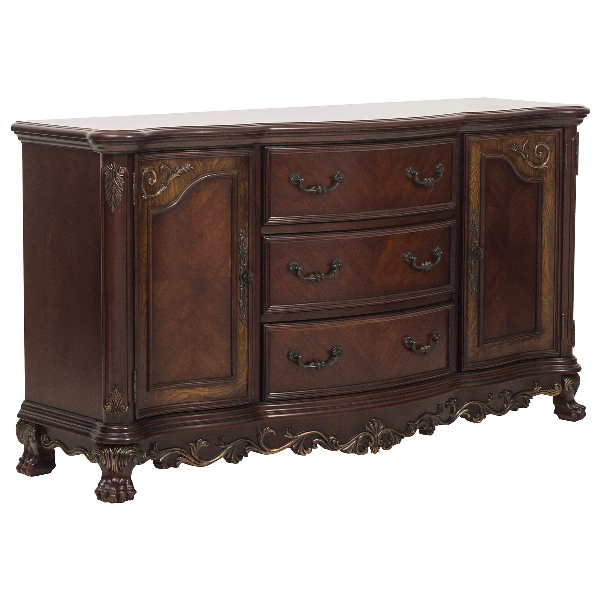 Deryn Park Cherry Buffet - 2243-55 - Luna Furniture - Dallas Store