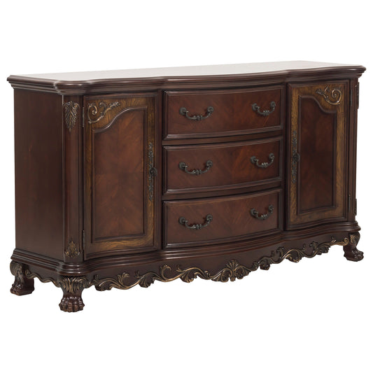Deryn Park Cherry Buffet - 2243-55 - Luna Furniture - Dallas Store