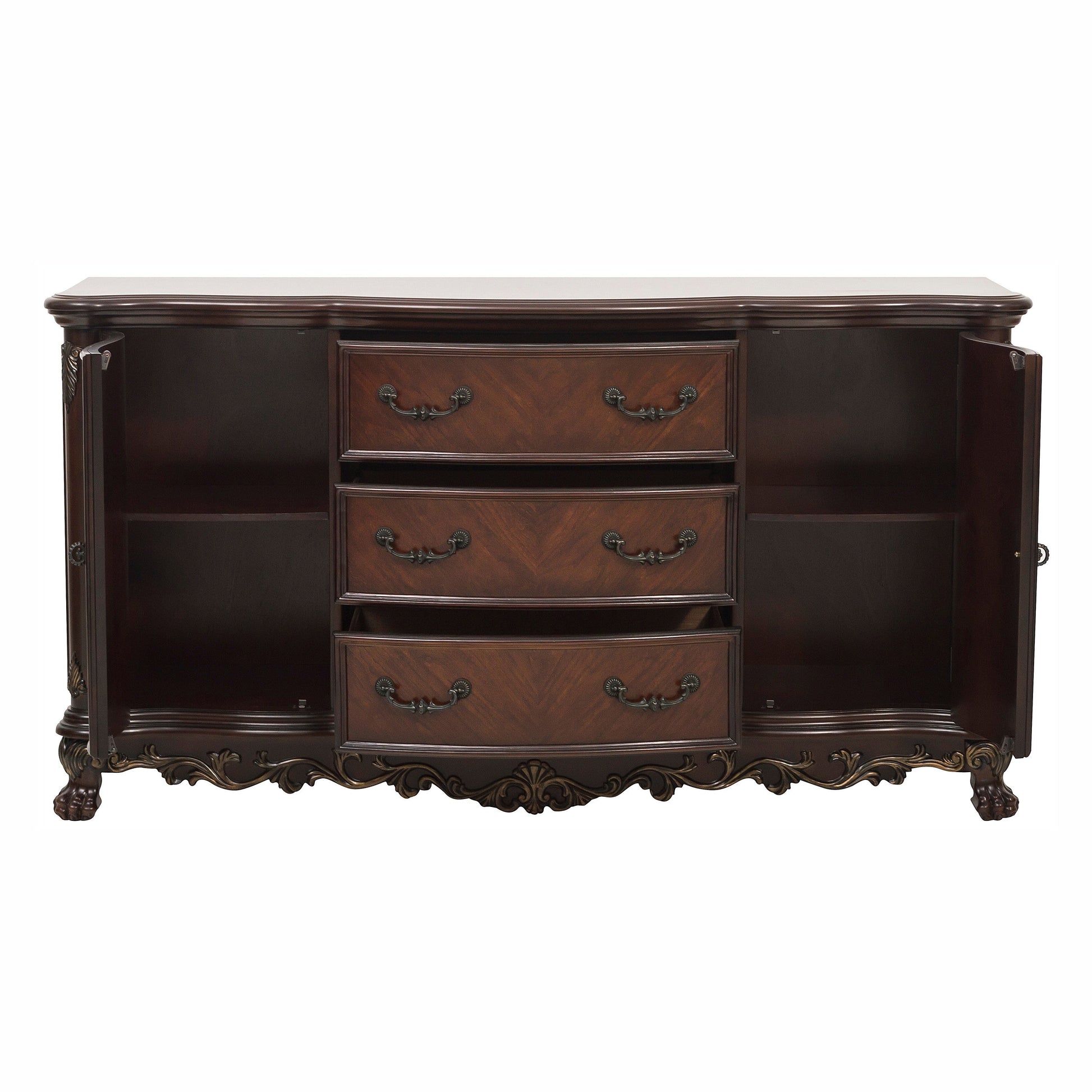 Deryn Park Cherry Buffet - 2243-55 - Luna Furniture - Dallas Store