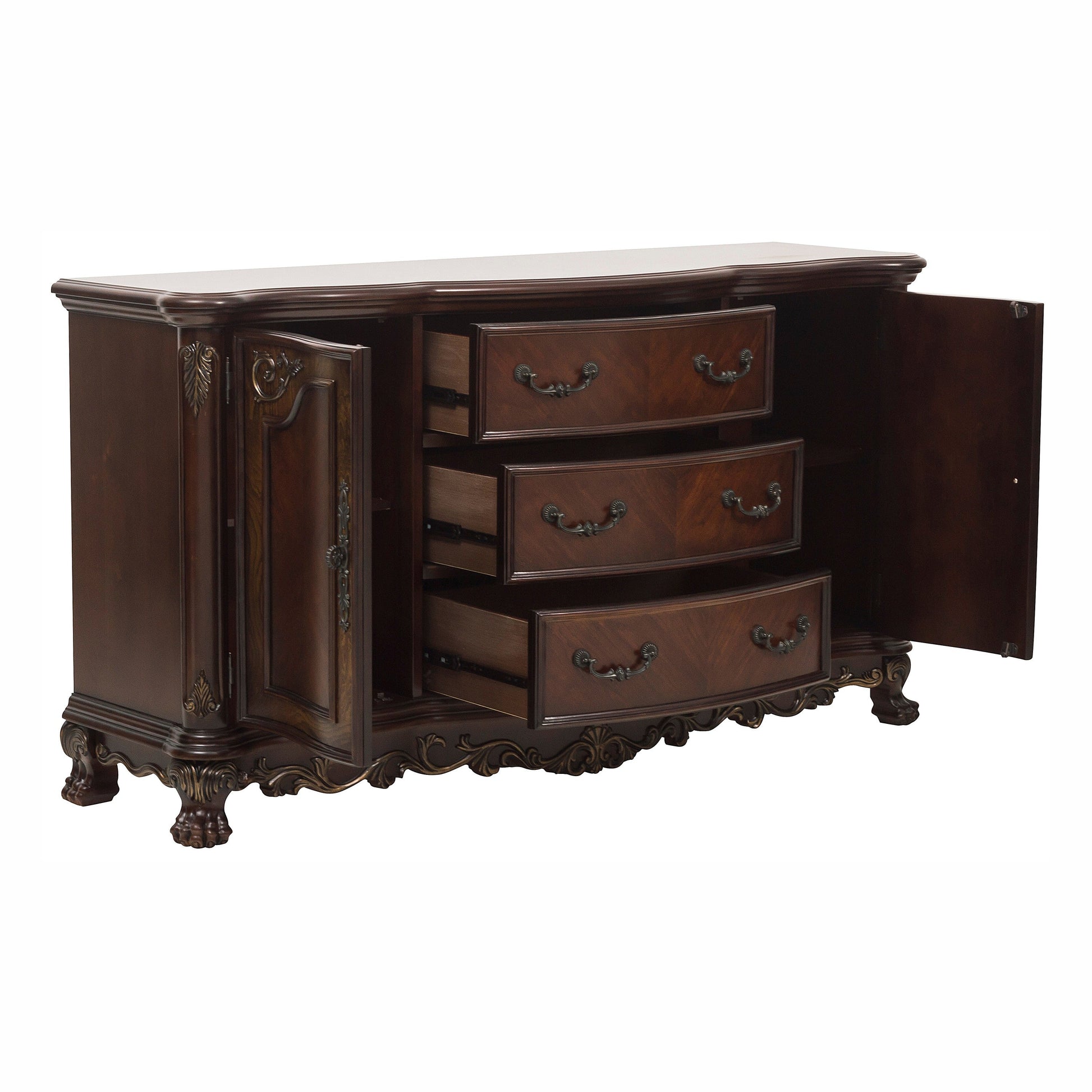 Deryn Park Cherry Buffet - 2243-55 - Luna Furniture - Dallas Store
