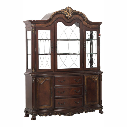 Deryn Park Cherry Buffet & Hutch - SET | 2243-55 | 2243-50 - Luna Furniture - Dallas Store