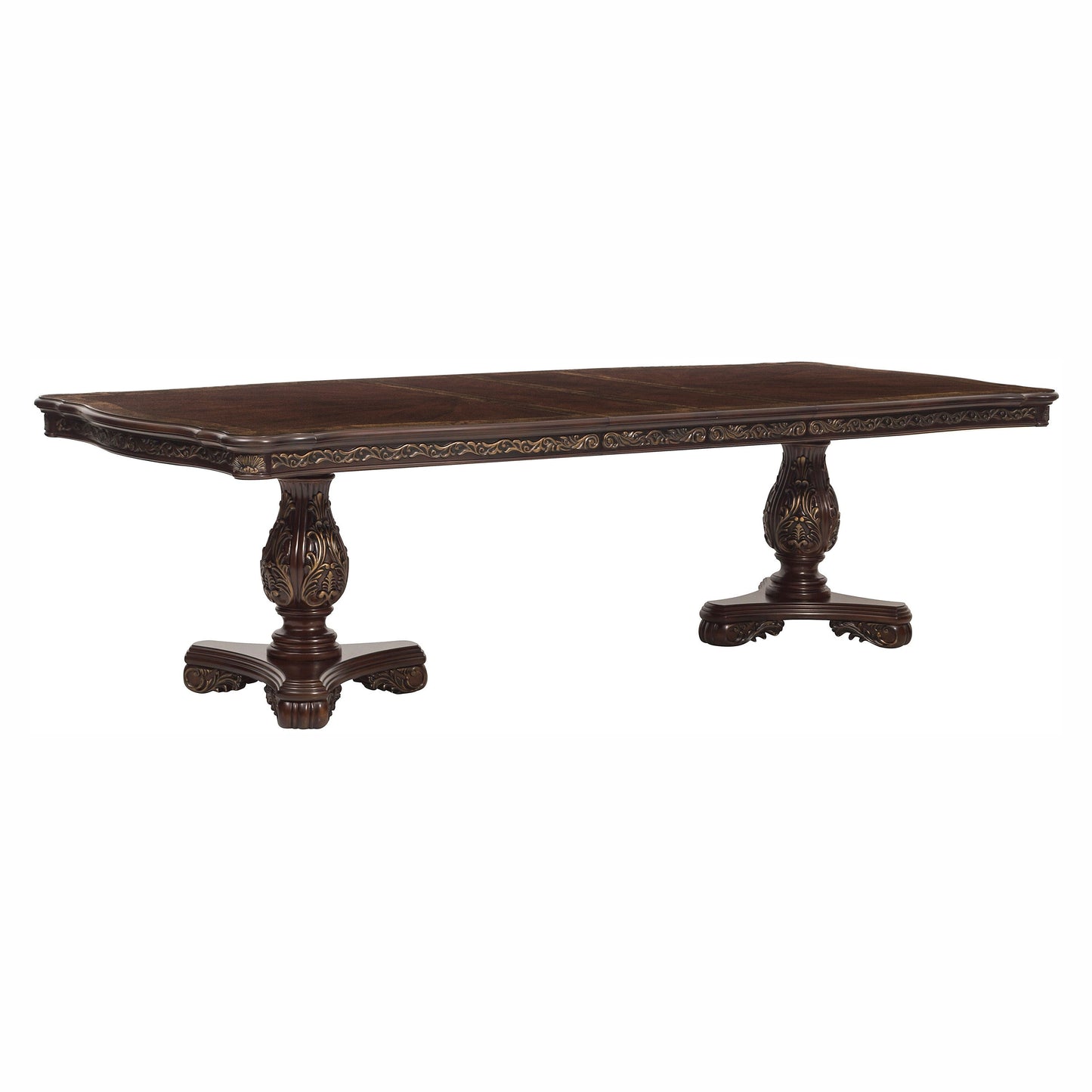 Deryn Park Cherry Extendable Dining Table - SET | 2243-114 | 2243-114B - Luna Furniture - Dallas Store