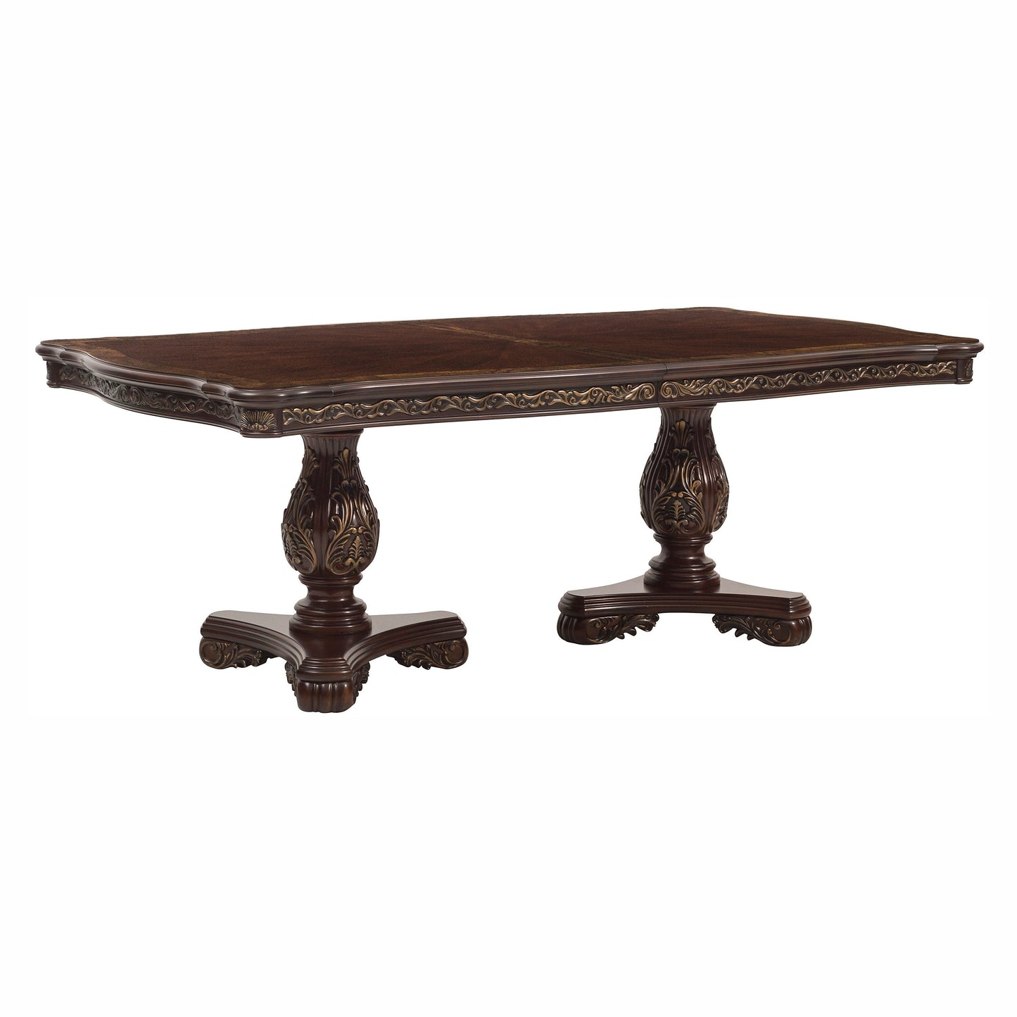 Deryn Park Cherry Extendable Dining Table - SET | 2243-114 | 2243-114B - Luna Furniture - Dallas Store