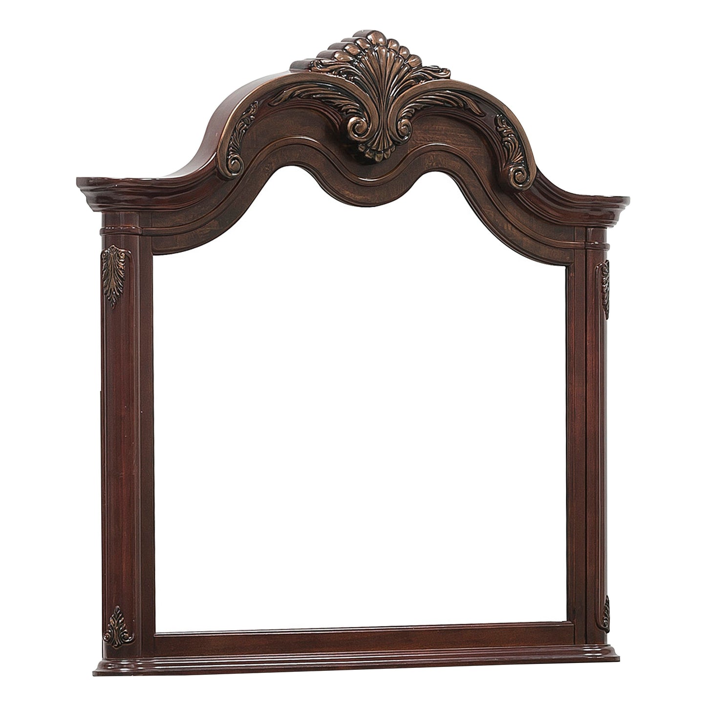 Deryn Park Cherry Sleigh Bedroom Set - SET | 2243SLK-1 | 2243SLK-2 | 2243SLK-3EK | 2243-5 | 2243-6 | 2243-4 | 2243-9 - Luna Furniture - Dallas Store