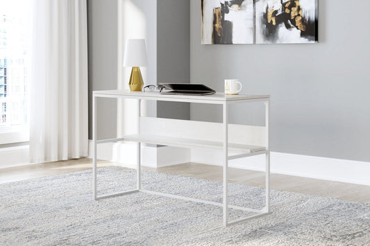 Deznee White Home Office Desk - H162-14 - Luna Furniture - Dallas Store