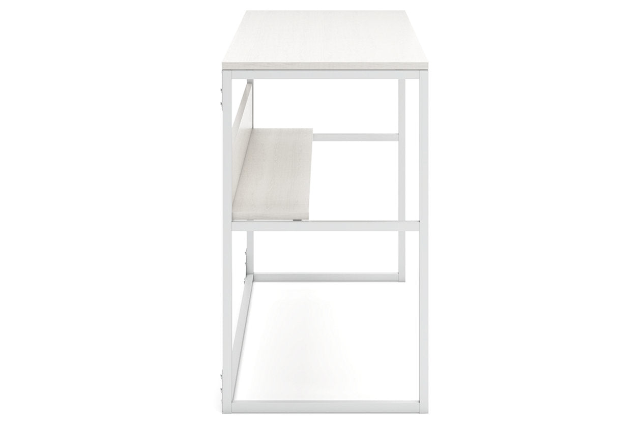 Deznee White Home Office Desk - H162-14 - Luna Furniture - Dallas Store