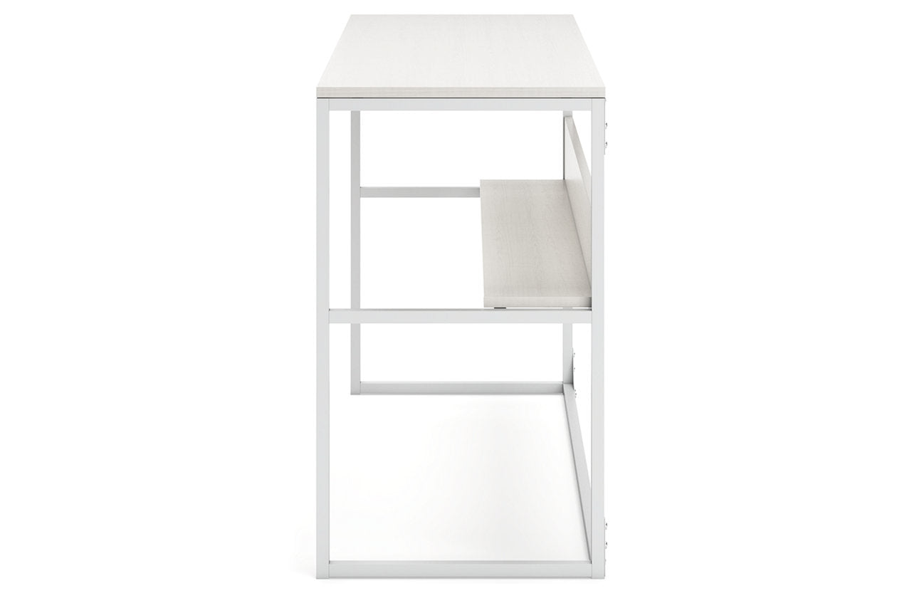Deznee White Home Office Desk - H162-14 - Luna Furniture - Dallas Store