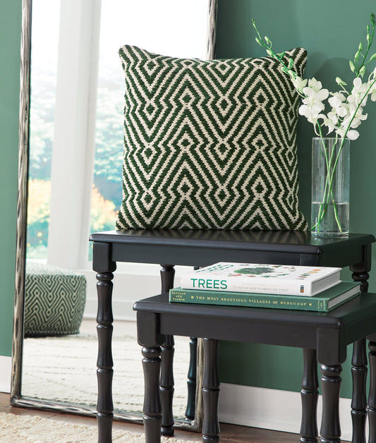 Digover Green/Ivory Pillow (Set of 4) - A1001036 - Luna Furniture - Dallas Store