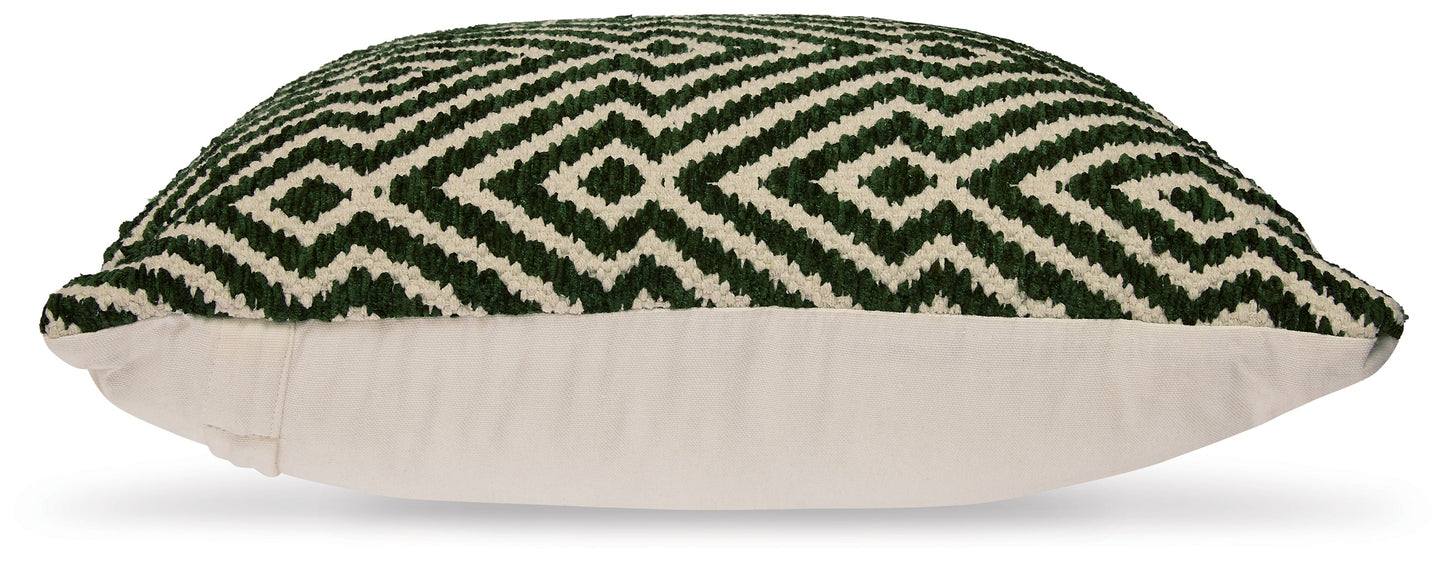 Digover Green/Ivory Pillow (Set of 4) - A1001036 - Luna Furniture - Dallas Store