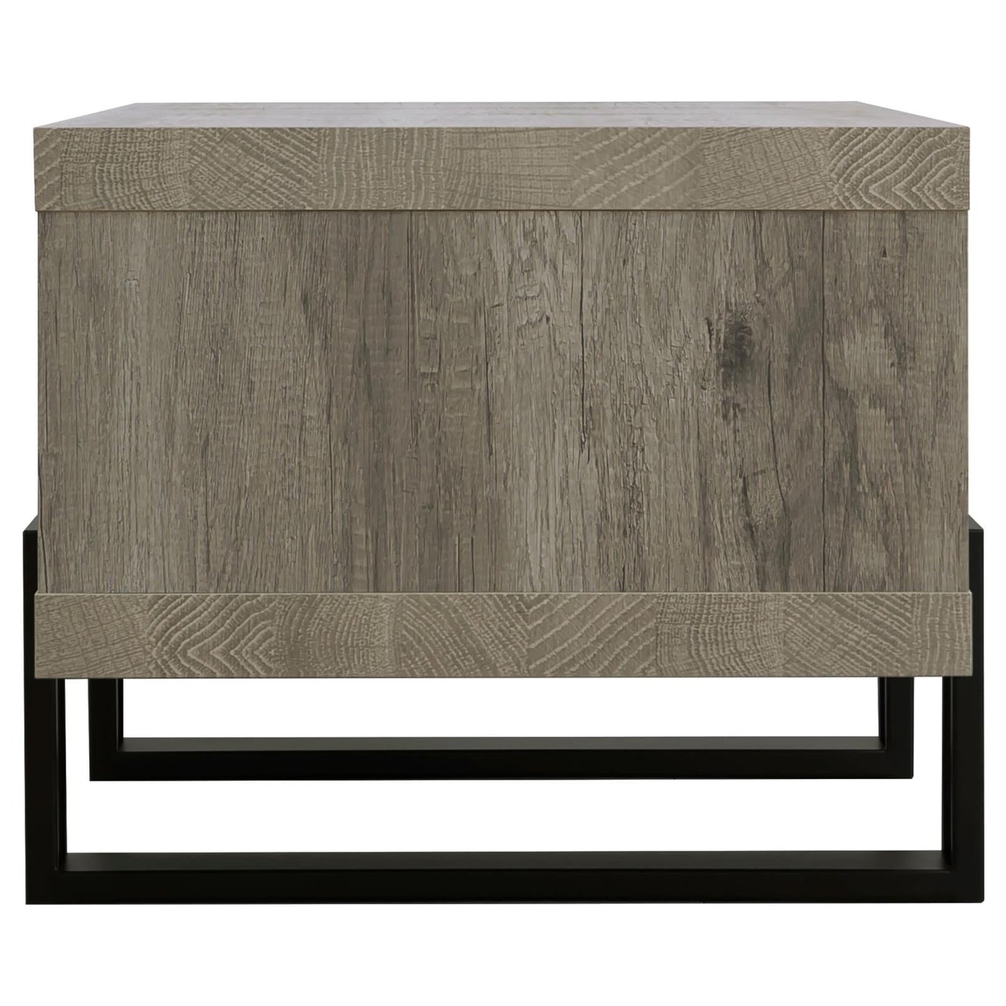 Dinard Gray Driftwood Coffee Table with Shelf - 720878 - Luna Furniture - Dallas Store