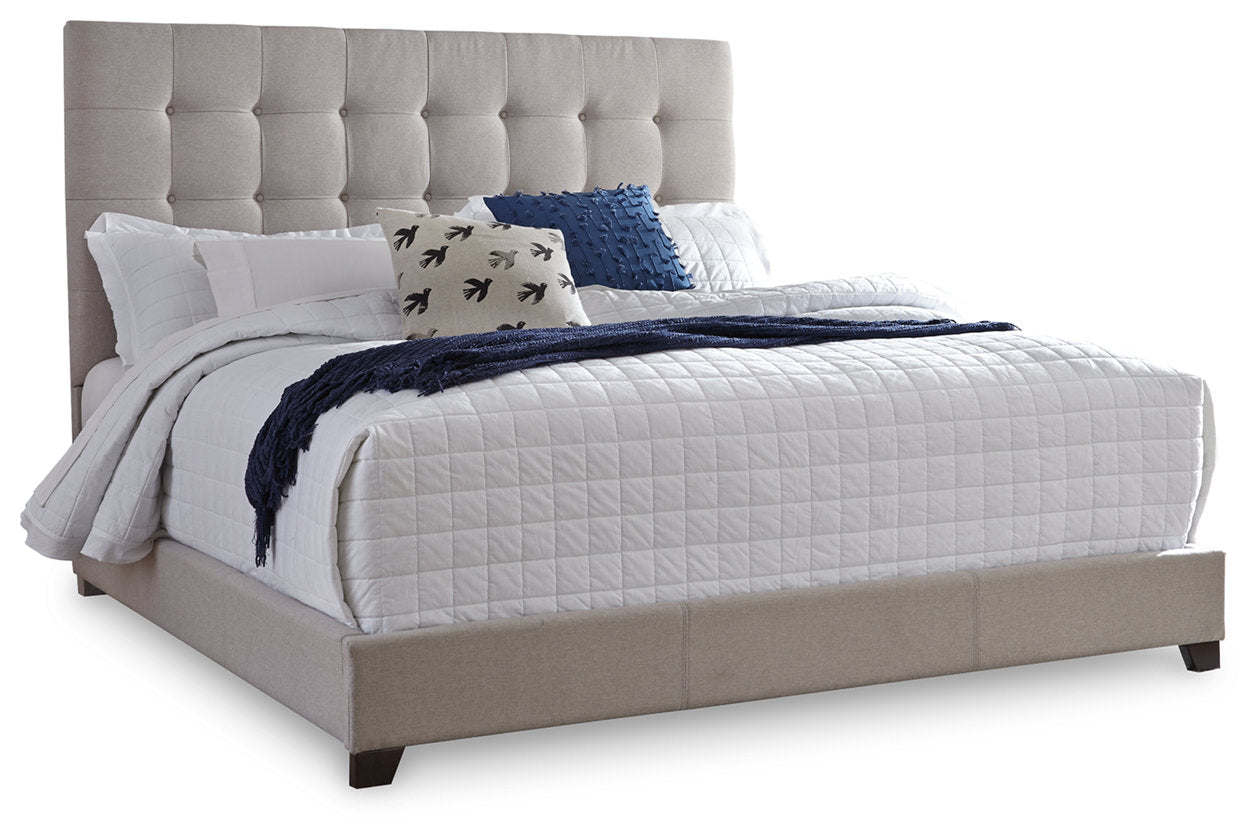 Dolante Beige King Upholstered Bed - B130-582 - Luna Furniture - Dallas Store