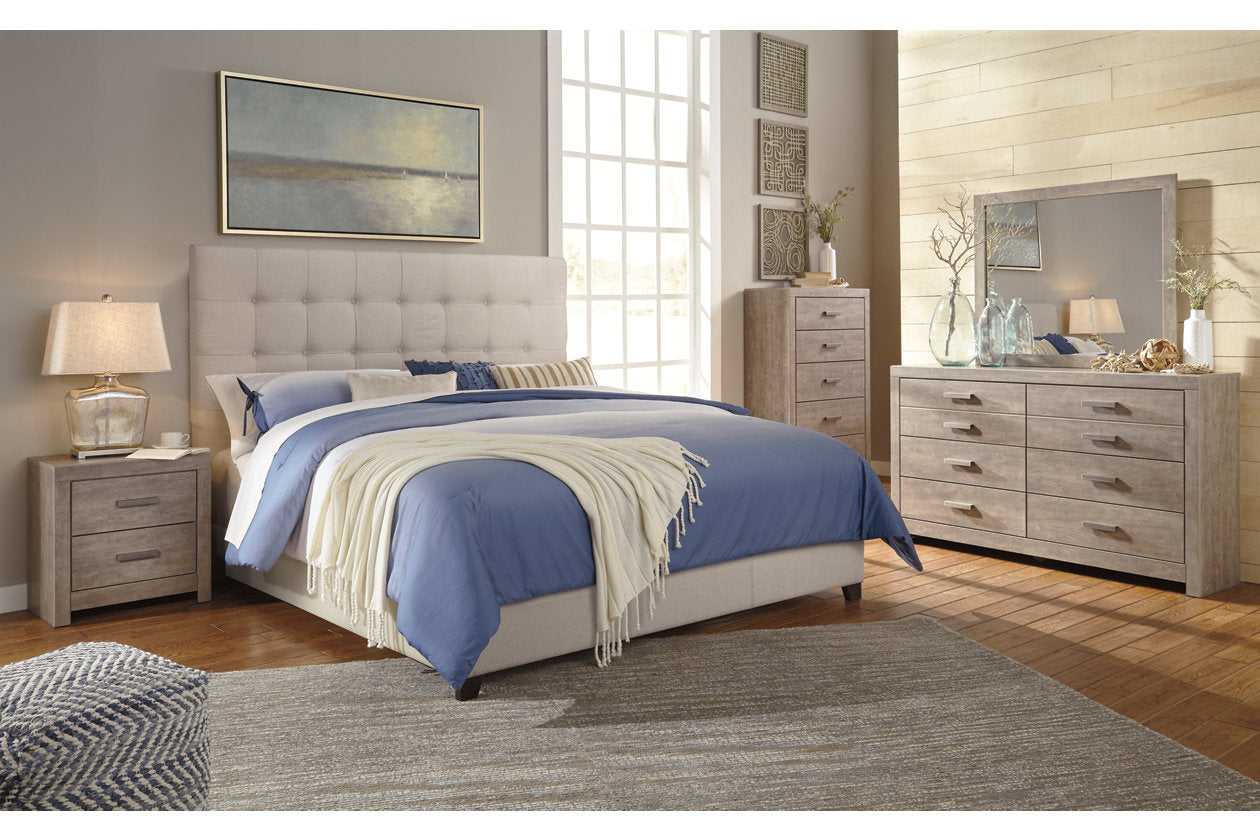 Dolante Beige King Upholstered Bed - B130-582 - Luna Furniture - Dallas Store