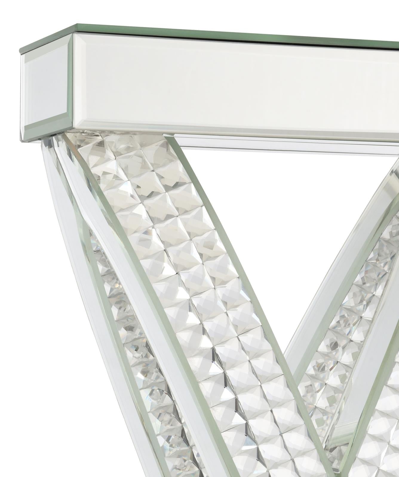 Dominick Table Lamp with Rectange Shade White/Mirror - 923289 - Luna Furniture - Dallas Store
