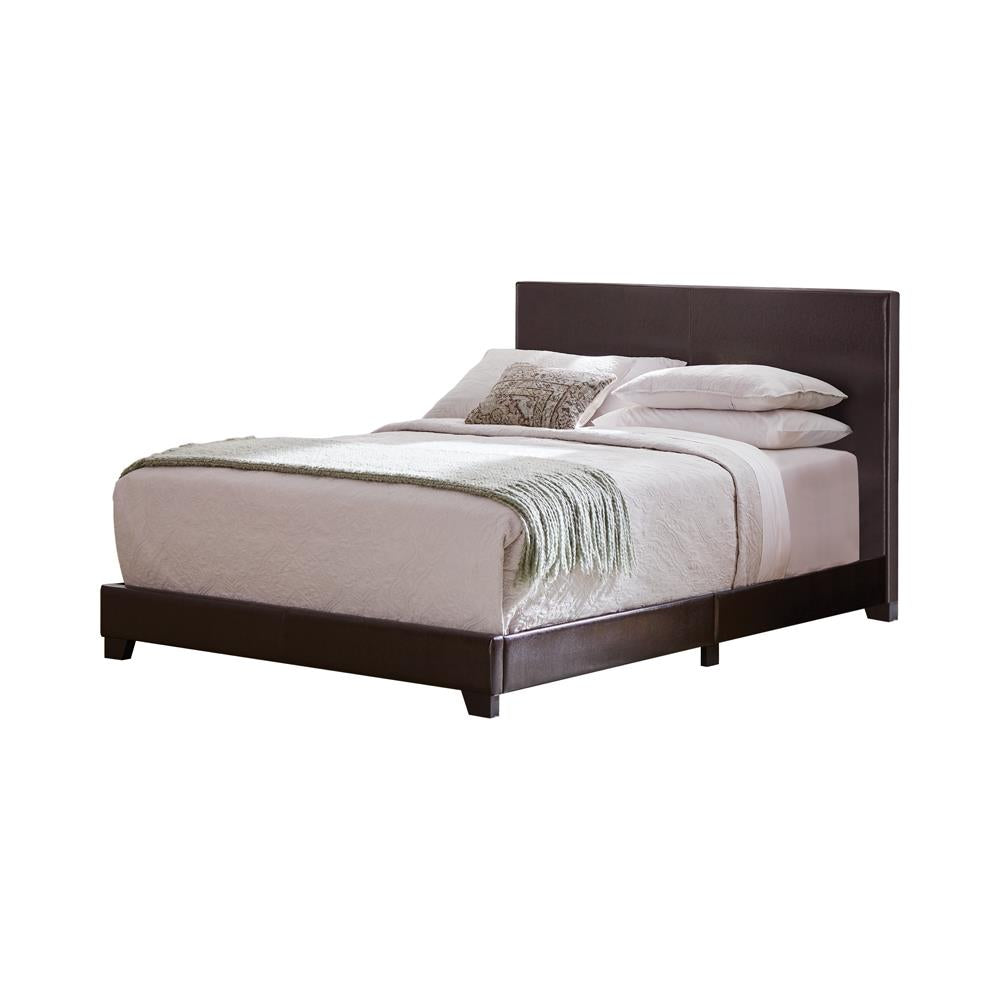 Dorian Upholstered Full Bed Brown - 300762F - Luna Furniture - Dallas Store