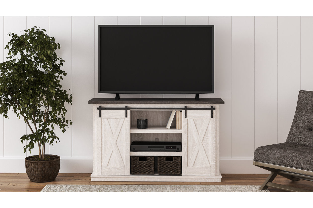 Dorrinson Two-tone 54" TV Stand - W287-48 - Luna Furniture - Dallas Store