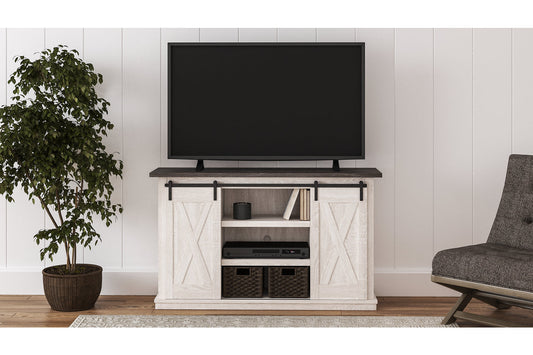 Dorrinson Two-tone 54" TV Stand - W287-48 - Luna Furniture - Dallas Store