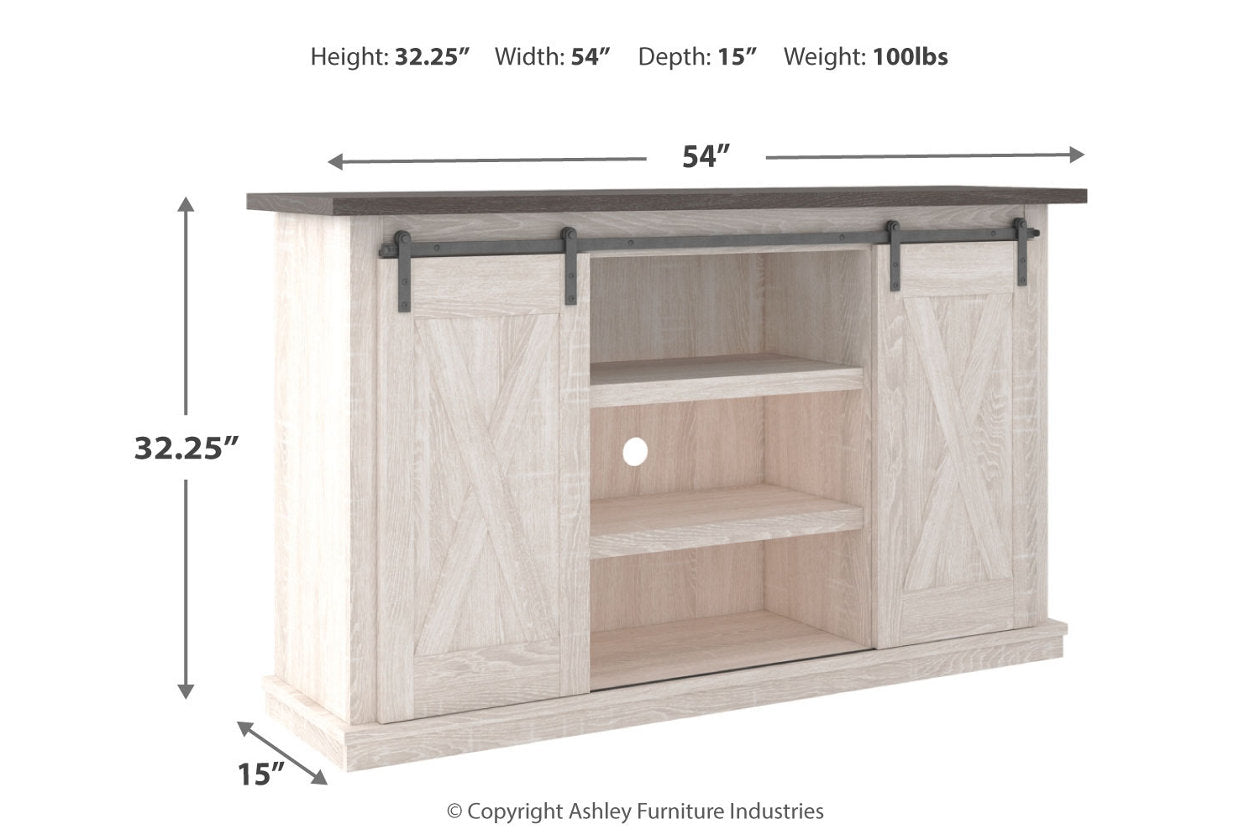 Dorrinson Two-tone 54" TV Stand - W287-48 - Luna Furniture - Dallas Store