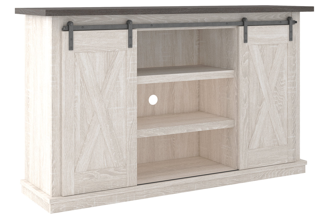 Dorrinson Two-tone 54" TV Stand - W287-48 - Luna Furniture - Dallas Store