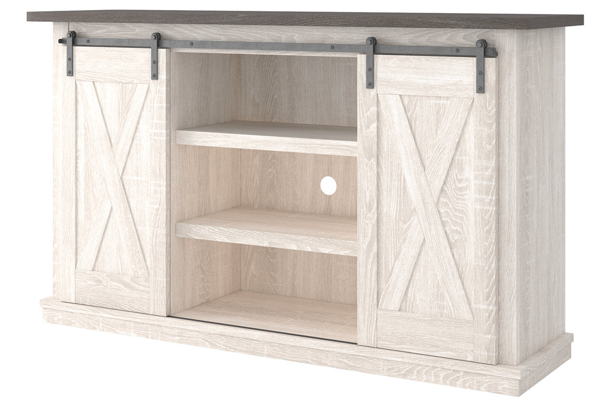 Dorrinson Two-tone 54" TV Stand - W287-48 - Luna Furniture - Dallas Store