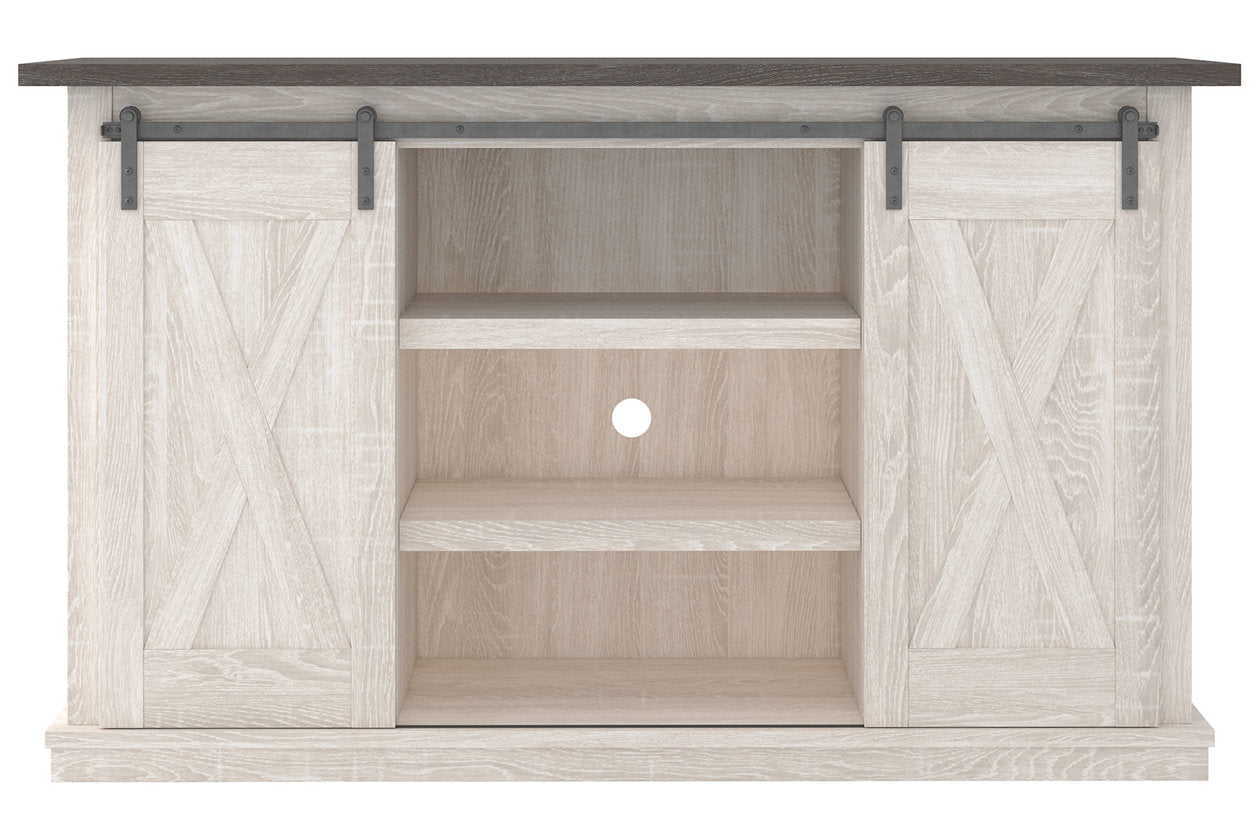 Dorrinson Two-tone 54" TV Stand - W287-48 - Luna Furniture - Dallas Store