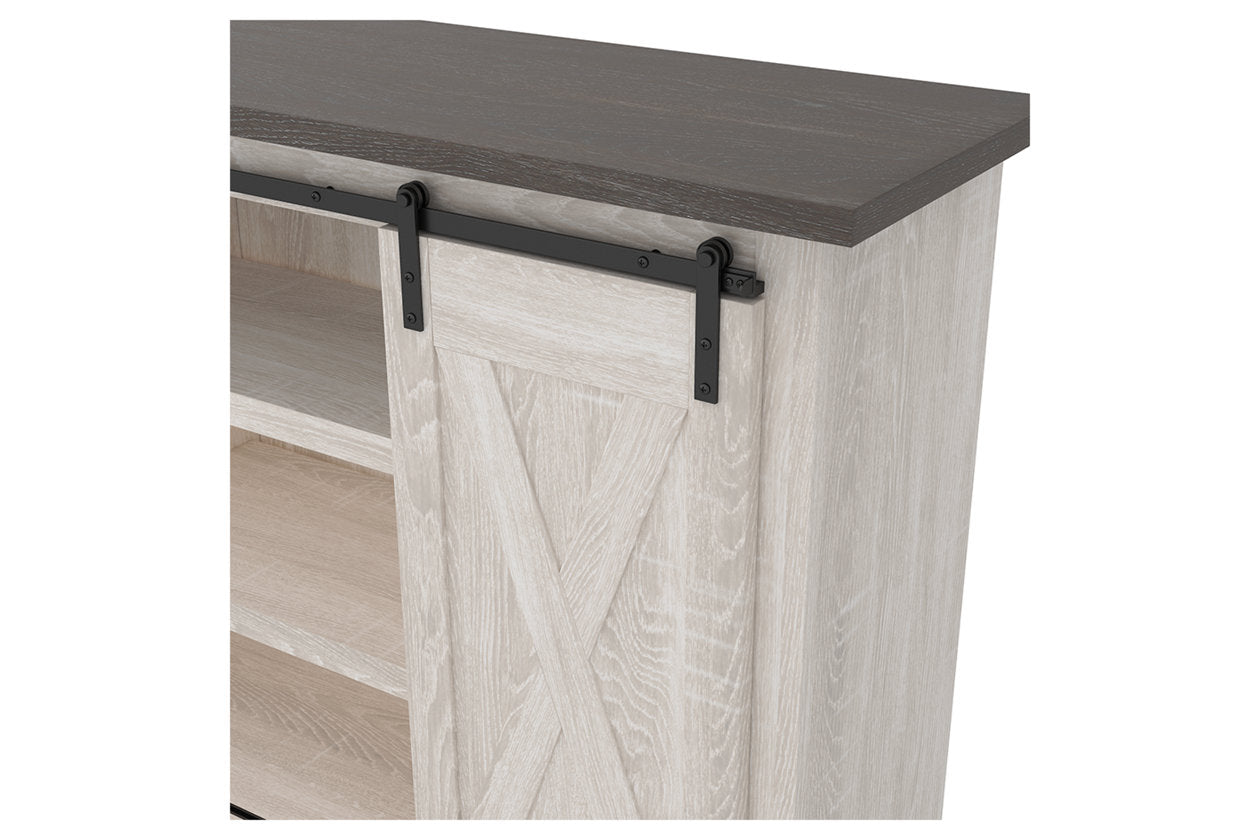 Dorrinson Two-tone 54" TV Stand - W287-48 - Luna Furniture - Dallas Store