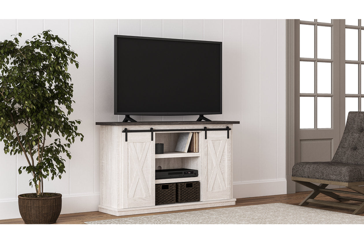 Dorrinson Two-tone 54" TV Stand - W287-48 - Luna Furniture - Dallas Store