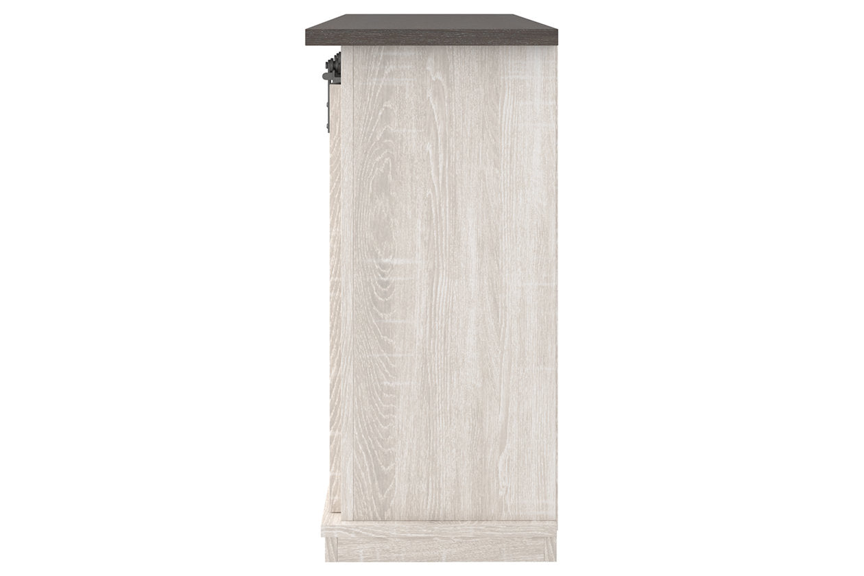 Dorrinson Two-tone 54" TV Stand - W287-48 - Luna Furniture - Dallas Store