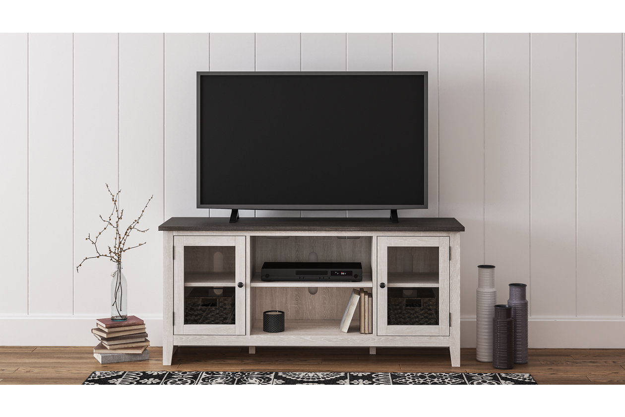 Dorrinson Two-tone 60" TV Stand - W287-68 - Luna Furniture - Dallas Store