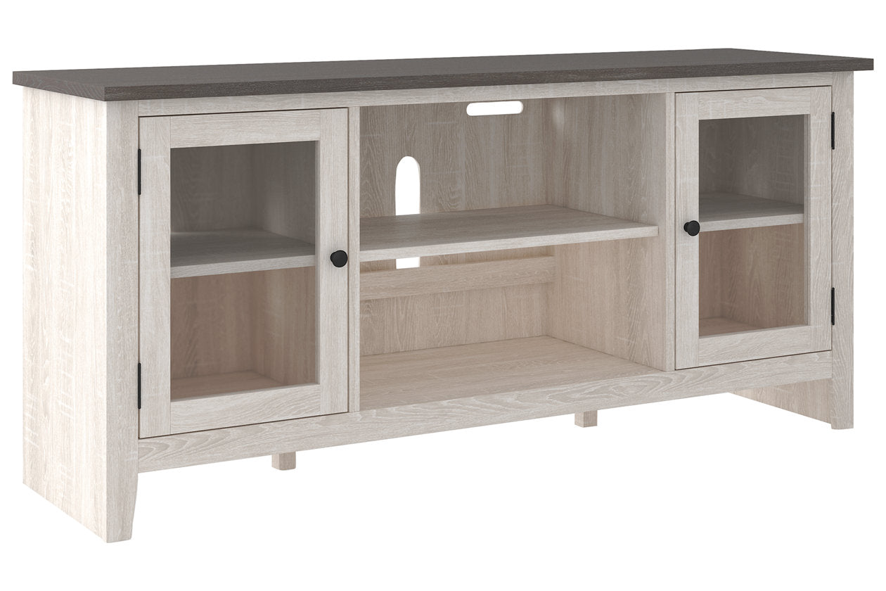 Dorrinson Two-tone 60" TV Stand - W287-68 - Luna Furniture - Dallas Store