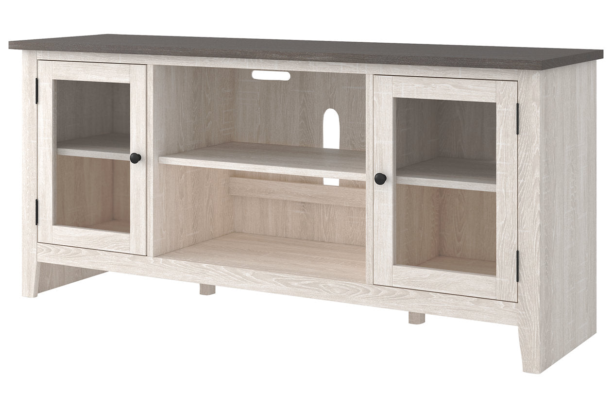 Dorrinson Two-tone 60" TV Stand - W287-68 - Luna Furniture - Dallas Store