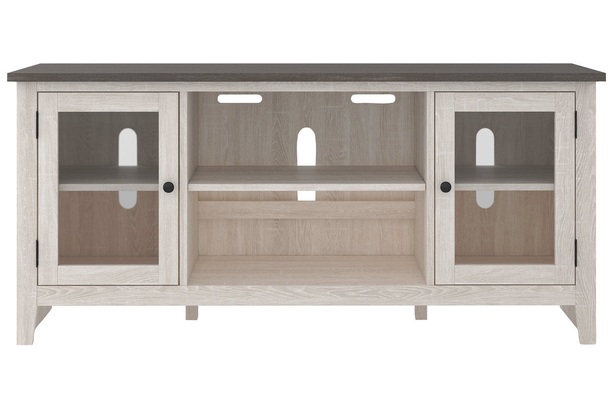 Dorrinson Two-tone 60" TV Stand - W287-68 - Luna Furniture - Dallas Store