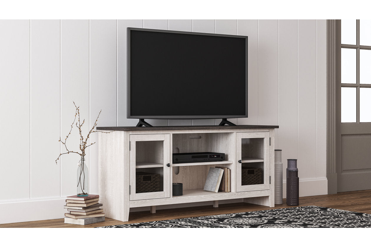 Dorrinson Two-tone 60" TV Stand - W287-68 - Luna Furniture - Dallas Store