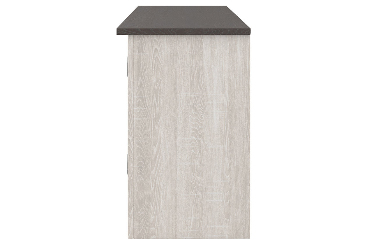 Dorrinson Two-tone 60" TV Stand - W287-68 - Luna Furniture - Dallas Store