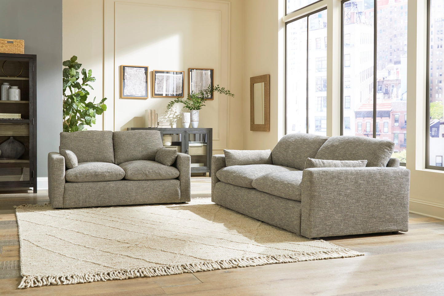 Dramatic Granite Living Room Set - SET | 1170238 | 1170235 - Luna Furniture - Dallas Store