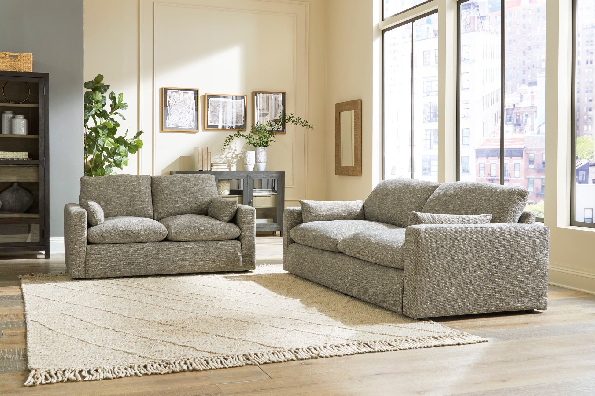 Dramatic Granite Living Room Set - SET | 1170238 | 1170235 - Luna Furniture - Dallas Store
