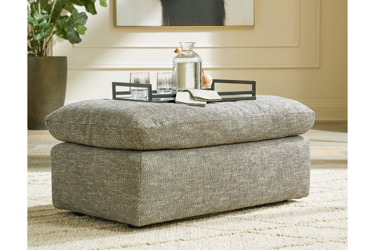 Dramatic Granite Ottoman - 1170214 - Luna Furniture - Dallas Store