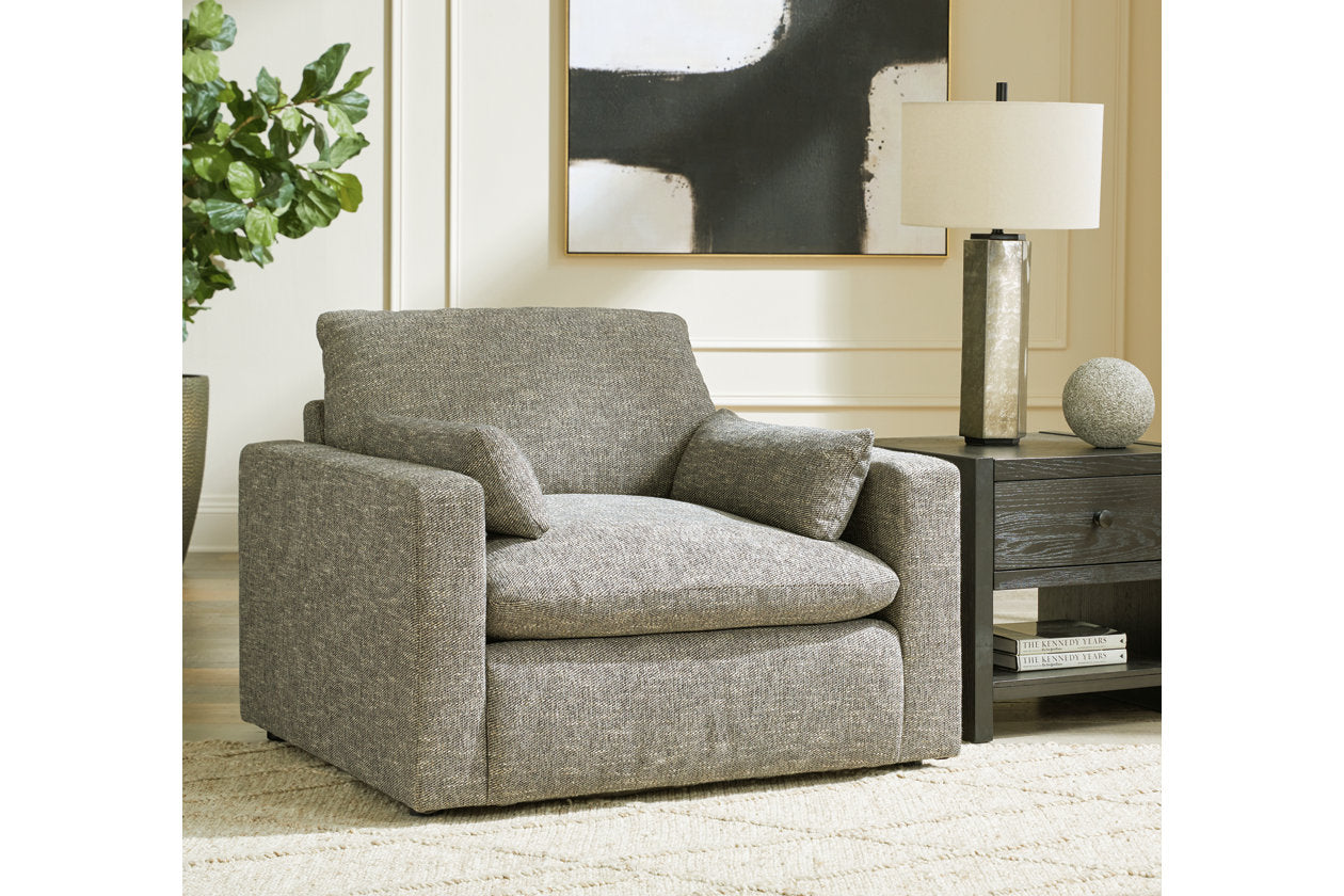 Dramatic Granite Oversized Chair - 1170223 - Luna Furniture - Dallas Store