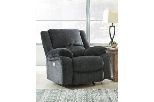Draycoll Slate Power Recliner - 7650498 - Luna Furniture - Dallas Store