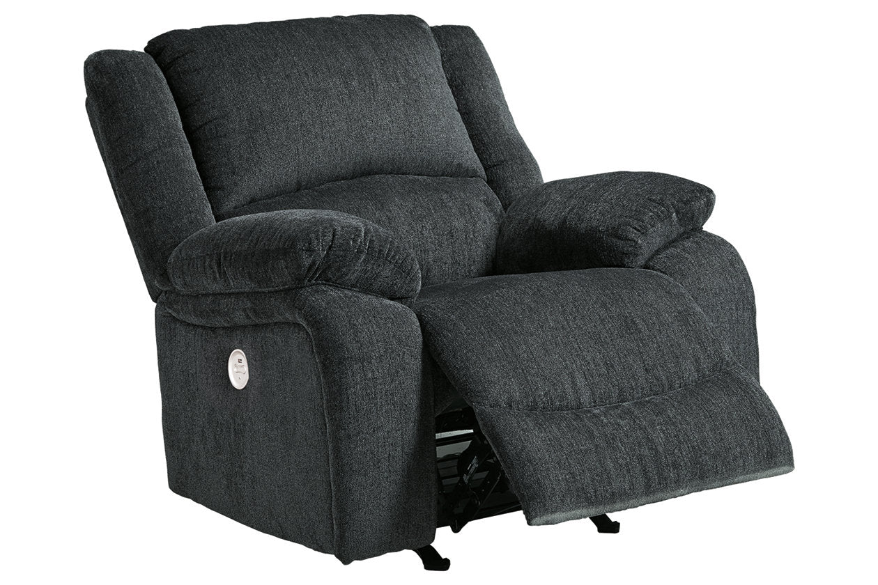 Draycoll Slate Power Recliner - 7650498 - Luna Furniture - Dallas Store