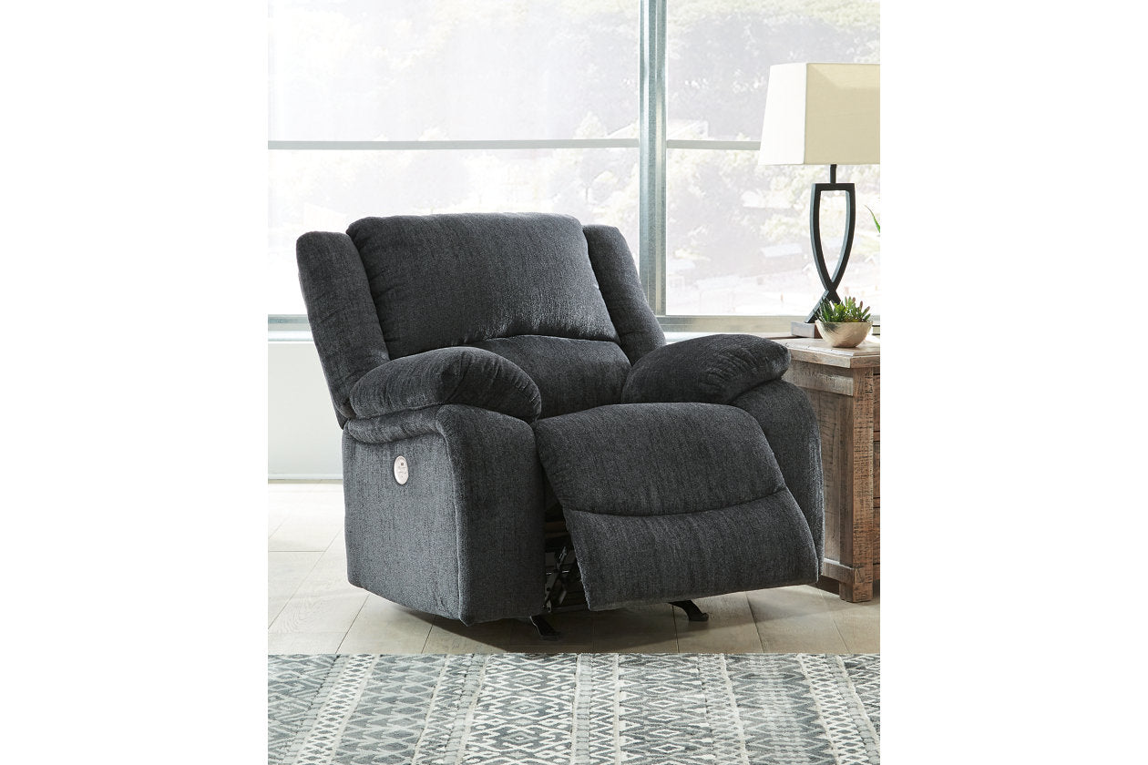 Draycoll Slate Power Recliner - 7650498 - Luna Furniture - Dallas Store